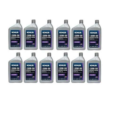 Kohler Part Number 25 357 67-S Genuine OEM Case 20W50 Synthetic Blend - 12 Quarts