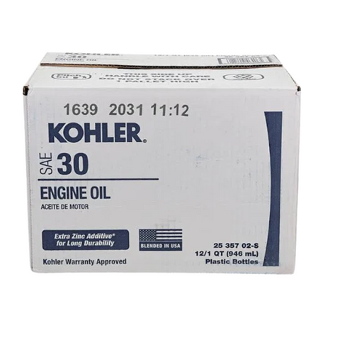 Kohler 25 357 02-S - Case of Oil - Magnum SAE 30