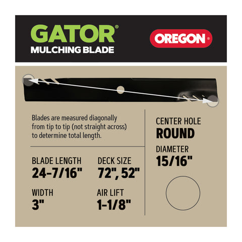 Oregon 92-923 Replacement Blades for 52" Toro 116-8503-S
