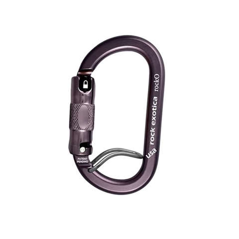 C3WEA - Plum rockO WireEye Aluminum Carabiner - Rock Exotica