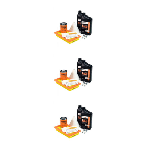 3 Pack generac a0002074712 generac maintenance kit with proprietary 5w 20 synthetic oil for 20kw €“ 26w air cooled generators genuine oem
