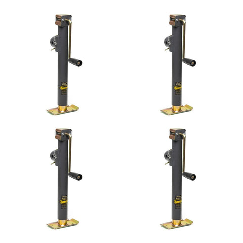 4 Pack speeco s100204n0 speeco tubular mount side wind jack with 15 lift height genuine oem