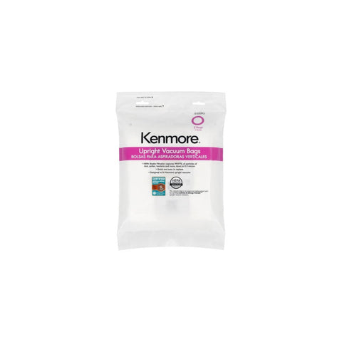 1 Pack cleva 53293 kenmore style o hepa vacuum bags for upright vacuums genuine oem
