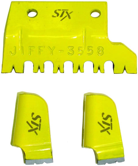 Jiffy Augers 3590STX 10" Ripper & Stealth STX Blade Kit