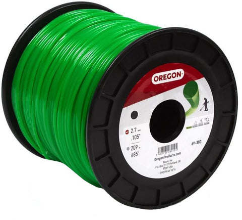 Oregon 69-383 Trimmer Line Green Round 2.7mm 3lb Spool