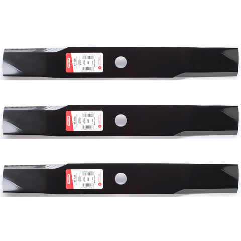 Oregon 91-138 Heavy Duty Blades for 54" John Deere M136195, M144652, M164016