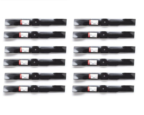 12PK Oregon 91-534 High Lift Blades for 61" replaces Grasshopper 320247 320246