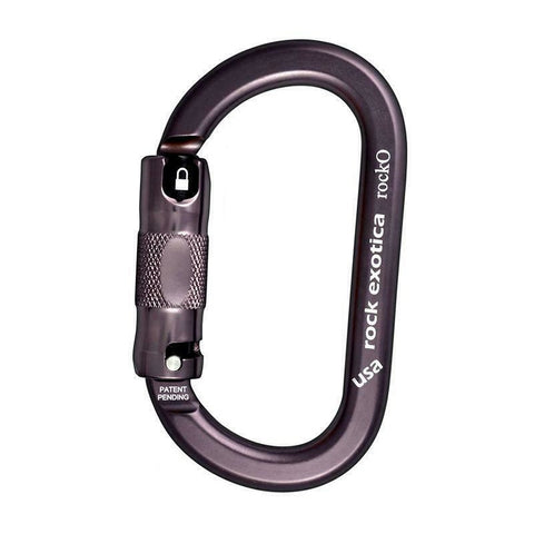 C3A - Plum rockO Aluminum Carabiner - Rock Exotica