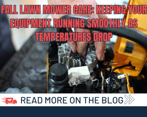 Fall Lawn Mower Care: Keeping Your Equipment Running Smoothly as Temperatures Drop