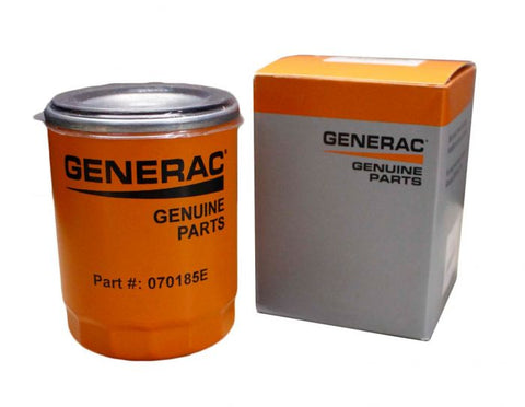 Generac 070185ES Genuine OEM 90mm Oil Filter 30% longer 30% more capacity 070185E