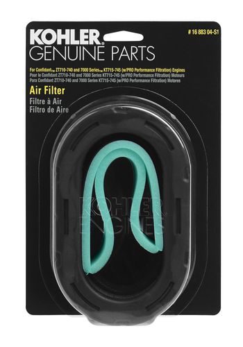 Kohler 16 883 04-S1 Genuine OEM Air Filter Kit