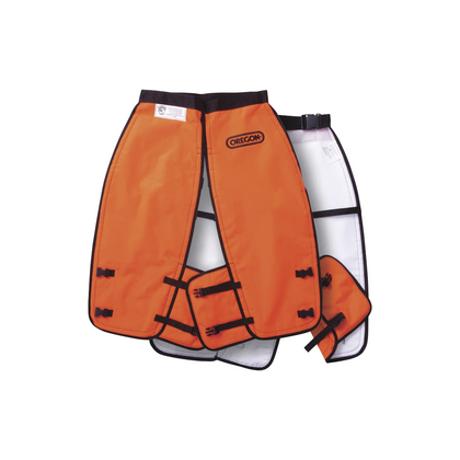 Oregon 564134-40 Full Wrap Orange Safety Chaps- Size 40