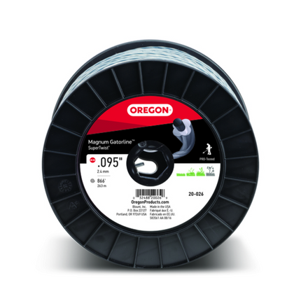 Oregon 20-026 Gatorline Magnum SuperTwist .095 3LB SPOOL 867 FEET