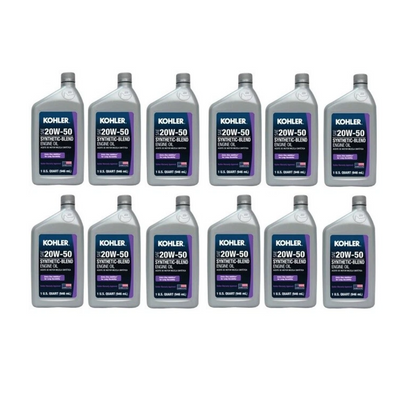 Kohler Part Number 25 357 67-S Genuine OEM Case 20W50 Synthetic Blend - 12 Quarts