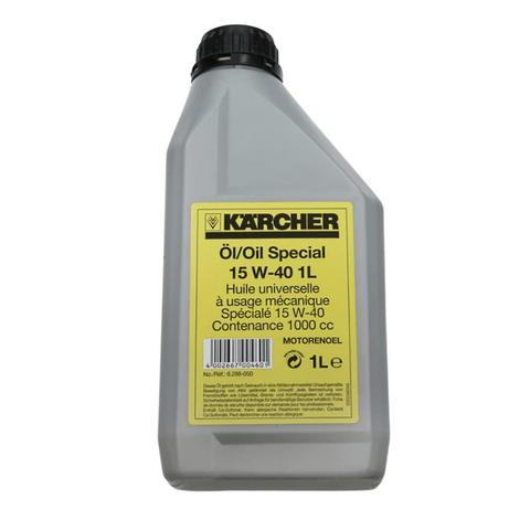 Karcher Part Number 6.288-050.0 Genuine OEM Synthetic Engine Oil Non-Detergent 15W40 1 Liter