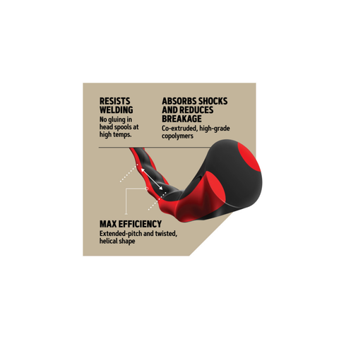 Oregon 24-195 TerraMax .095" Diameter String Trimmer Line, 3lb Spool