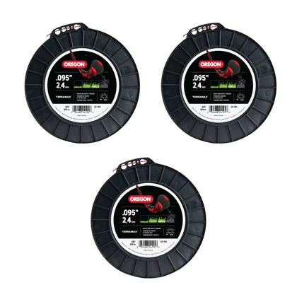 Oregon 24-195 TerraMax .095" Diameter String Trimmer Line, 3lb Spool