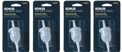 4 Pack Kohler 25 050 22-S1 Genuine OEM Packaged Fuel Filter 2505022 2505022-S