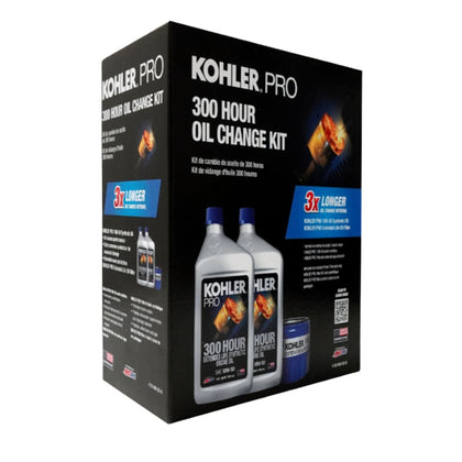Kohler Pro 25 850 02-S Genuine OEM 2 Quart 300 Hour Oil Change Kit