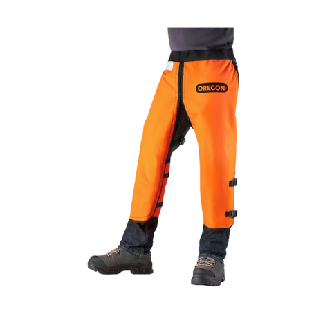 Oregon 564134-32 Full Wrap Orange Safety Chaps- Size 32