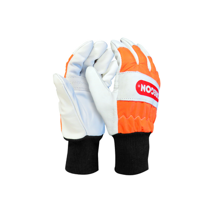 Oregon 91305M Chainsaw Left-Hand Protection Leather Gloves Medium (Size 9)