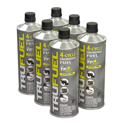 6 Pack TruFuel 6527238 4-Cycle Fuel, 32oz Contains No Ethanol or Oil
