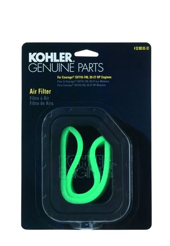 Kohler 32 883 03-S1 Genuine OEM Air Filter