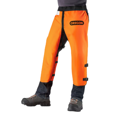 Oregon 564134-36 Full Wrap Orange Safety Chaps- Size 36