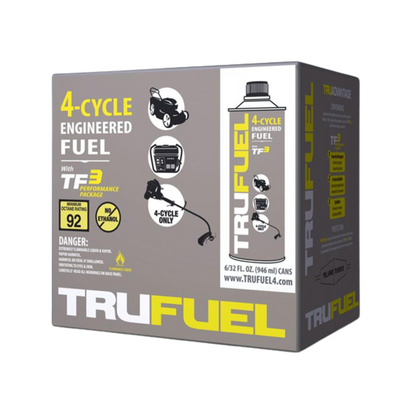 6 Pack TruFuel 6527238 4-Cycle Fuel, 32oz Contains No Ethanol or Oil