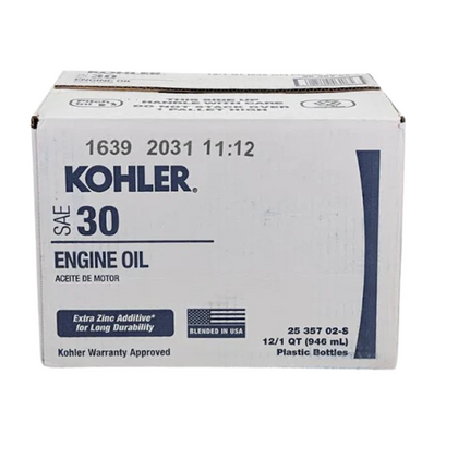 Kohler 25 357 02-S - Case of Oil - Magnum SAE 30