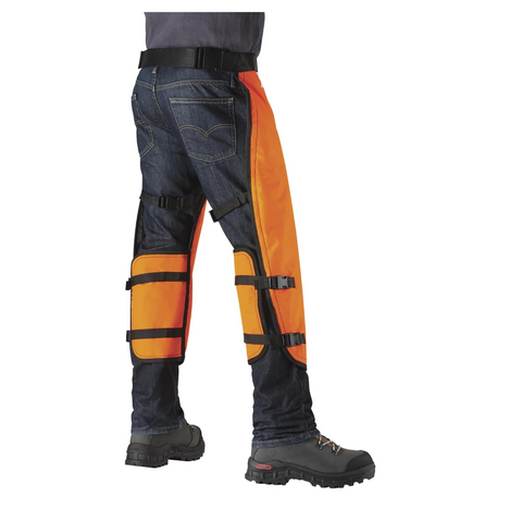Oregon 564134-32 Full Wrap Orange Safety Chaps- Size 32