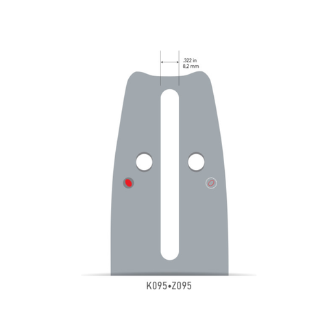 Oregon 578482 Bar and Chain Combo .325" Pitch, .050" Gauge, 66 Drive Links, 16"