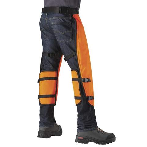 Oregon 564134-32 Full Wrap Orange Safety Chaps- Size 32