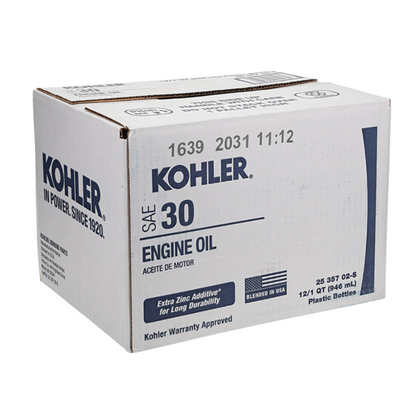 Kohler 25 357 02-S - Case of Oil - Magnum SAE 30