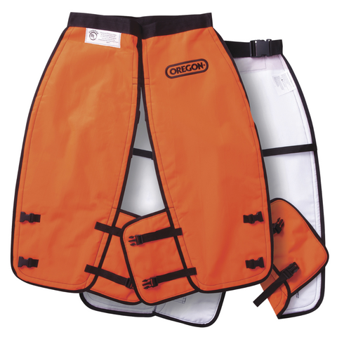Oregon 564134-32 Full Wrap Orange Safety Chaps- Size 32