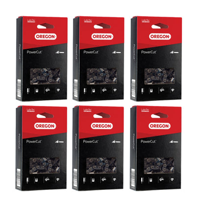 Oregon 73EXL084G 6PK 24" PowerCut Saw Chain 3/8" .058" 84 DL for 35RS84E, H48-84, C85-84