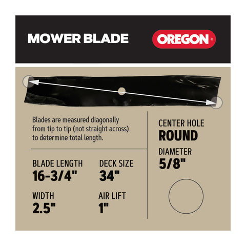 Oregon 92-751 Replacement Blades for 34" Hustler 607311