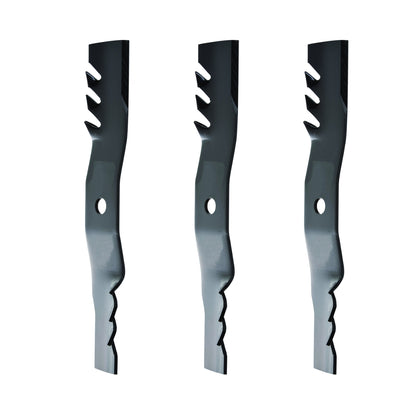3PK Oregon 96-354 Gator G3 16-15/16" Mower Blades for John Deere M127500 M145476