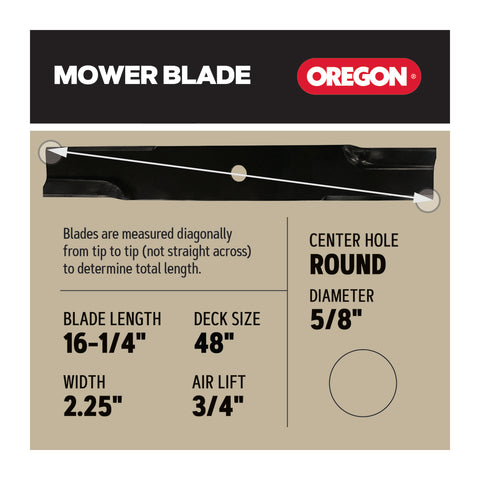 Oregon 99-641 Replacement Blades for 48" Gravely 05284800