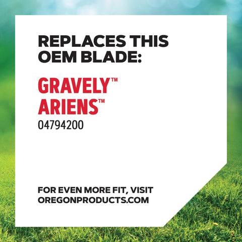 Oregon 99-642 Replacement Blades for 42" Gravely 04794200
