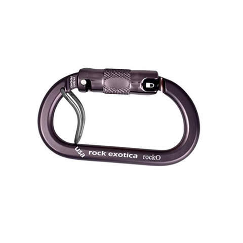 C3WEA - Plum rockO WireEye Aluminum Carabiner - Rock Exotica