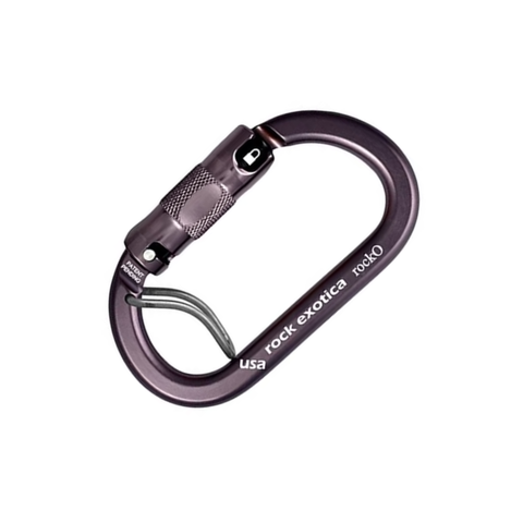 C3WEA - Plum rockO WireEye Aluminum Carabiner - Rock Exotica