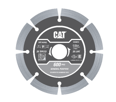 Cat® 200 Trade Segmented General Purpose Diamond Blade 4 1/2" - 115mm