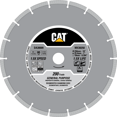 Cat® 200 Trade Segmented General Purpose Diamond Blade 7" - 180mm