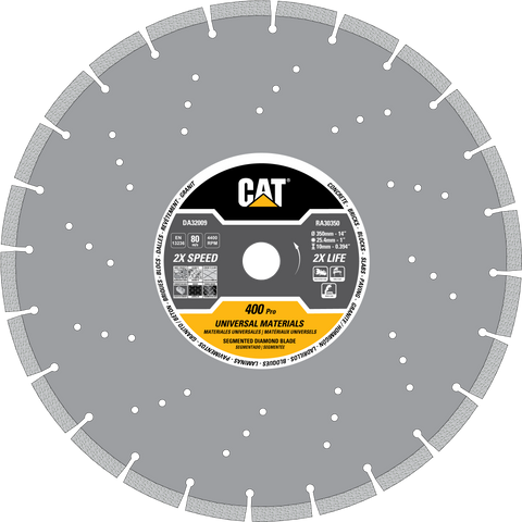 Cat® 400 Pro Segmented Universal Building Products Diamond Blade 4 1/2" - 115mm