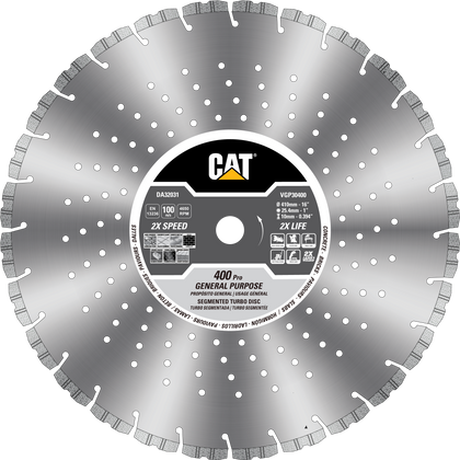 Cat® 400 Pro 10mm Laser Welded General Purpose Diamond Blade 14" - 350mm
