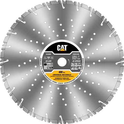 Cat® 400 Pro 10mm Laser Welded Hard & Multi Materials Diamond Blade 14" - 350mm