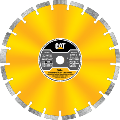 Cat® 600 Pro Universal Multi Material Laser Welded Diamond Blade 14" - 350mm