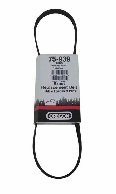 Oregon 75-939 Snow Thrower Belt Replaces Toro 958-6151