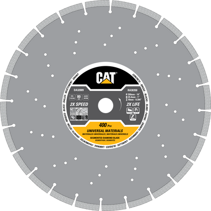 Cat® 400 Pro Segmented Universal Building Products Diamond Blade 14" - 350mm